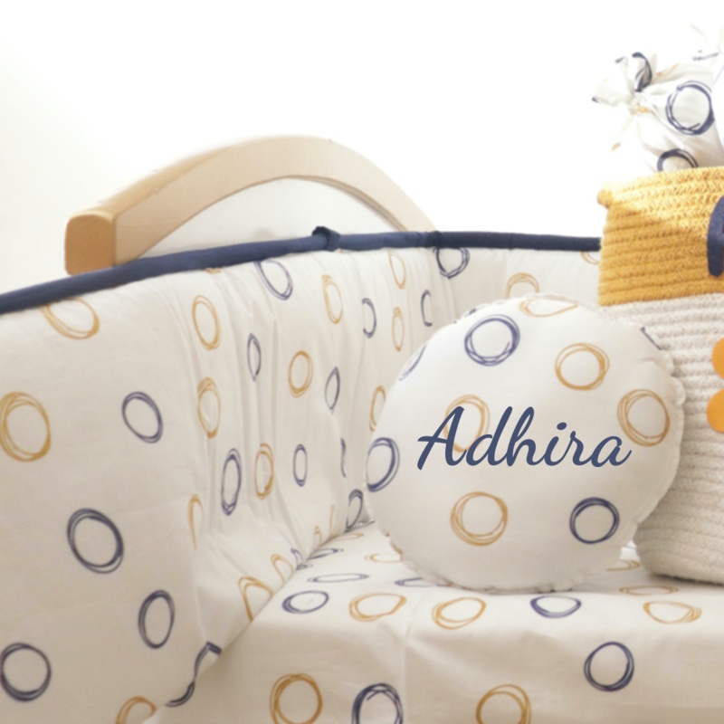 Doodle Circles- Throw Cushion