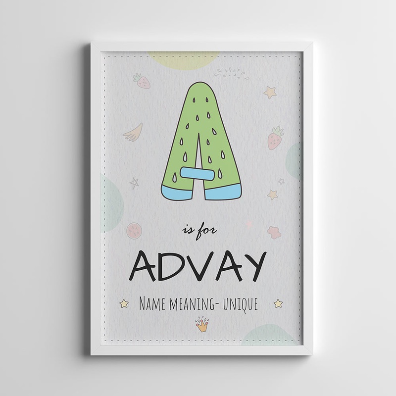 Doodle’s Abc Name Frame – Mint