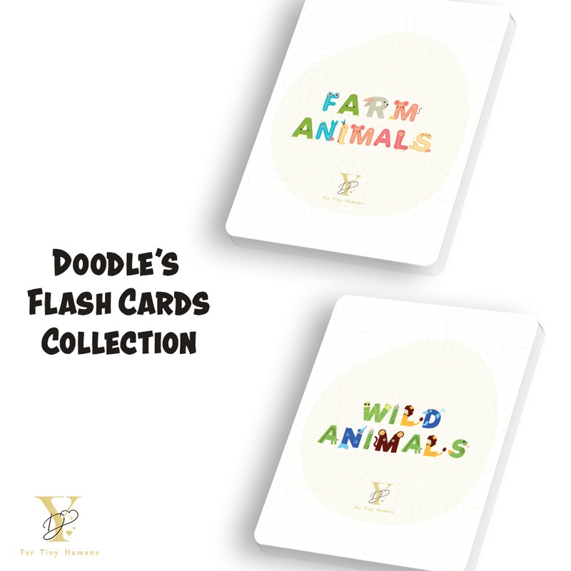 Doodle’s Flash Cards Collection – Farm & Wild Animals