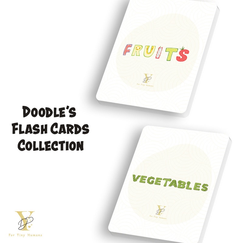 Doodle’s Flash Cards Collection – Fruits & Vegetables