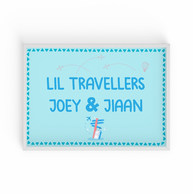 Doodle’s Name Frame – Lil Travellers (Style 1)