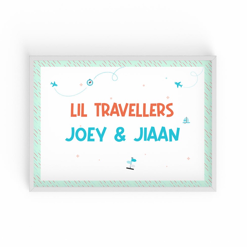 Doodle’s Name Frame – Lil Travellers (Style 2)