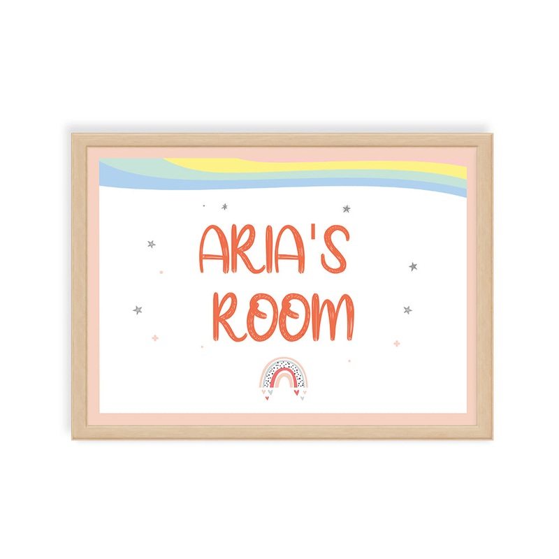 Doodle’s Name Frame – Magical Rainbows