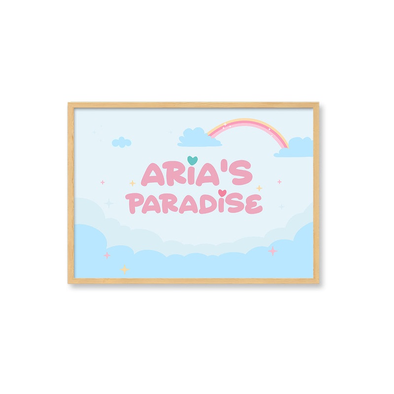 Doodle’s Name Frame – My Paradise (Style 1)