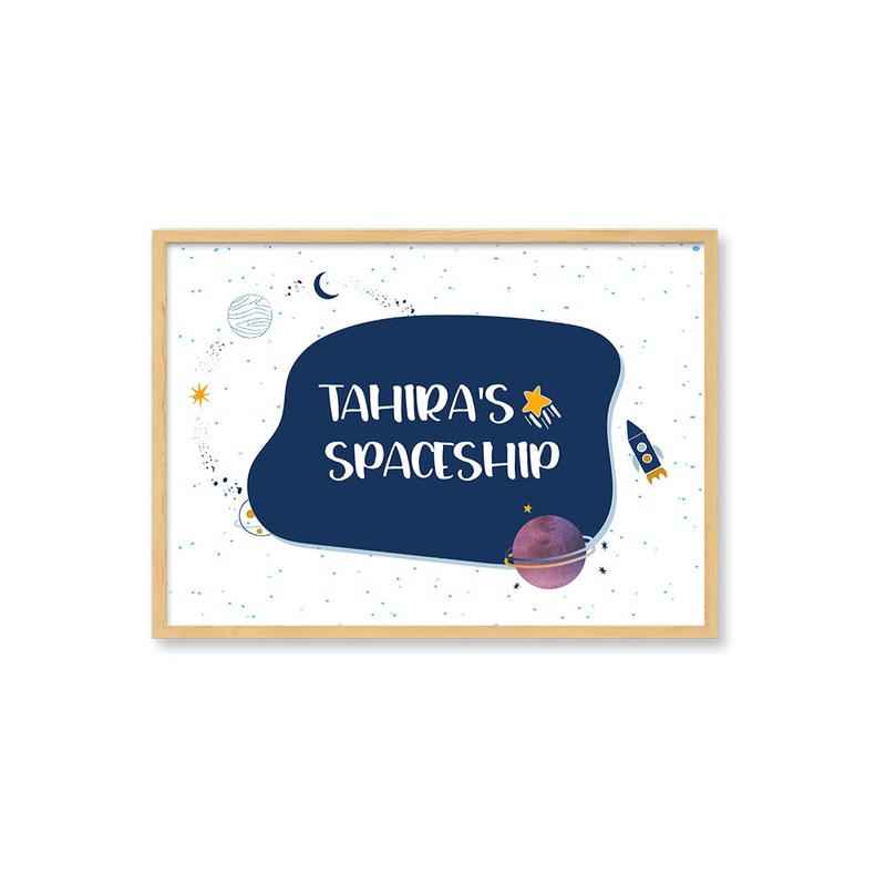 Doodle’s Name Frame – My Spaceship(Style 1)