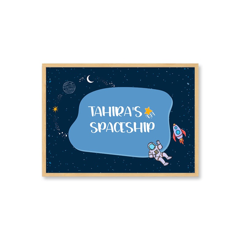 Doodle’s Name Frame – My Spaceship (Style 2)