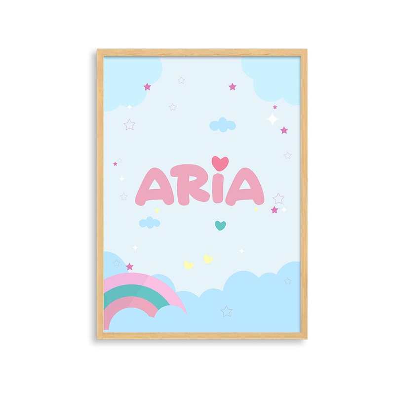 Doodle’s Name Frame – Unicorn Dreams