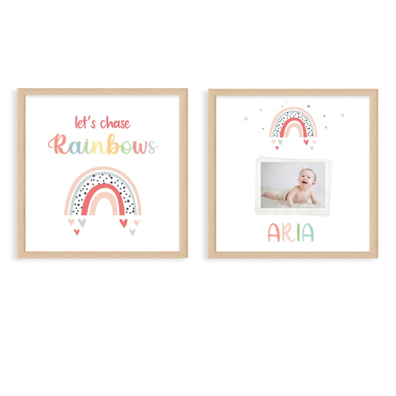 Doodle’s Wall Frames – Let’s Chase Rainbows (Set Of 2)