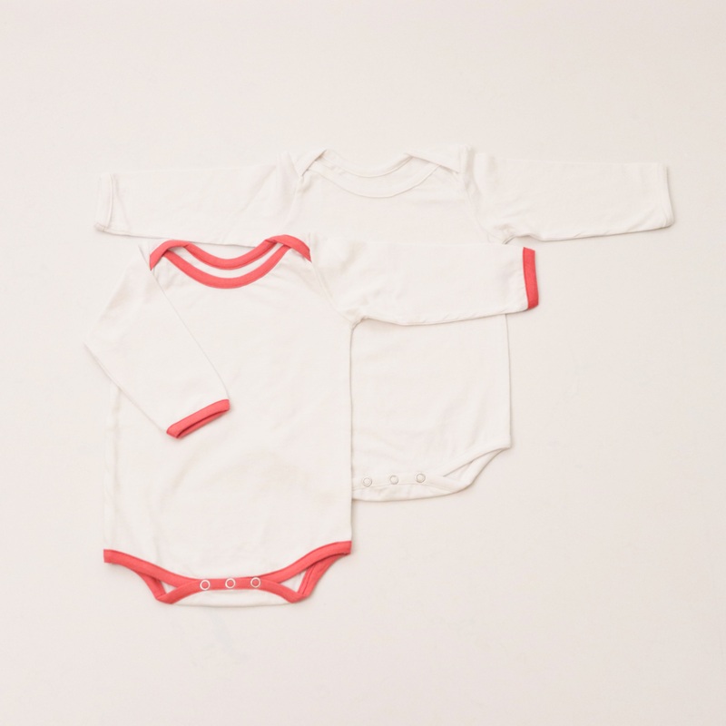 Red Love Bodysuits (Full Sleeves)- Set Of 2