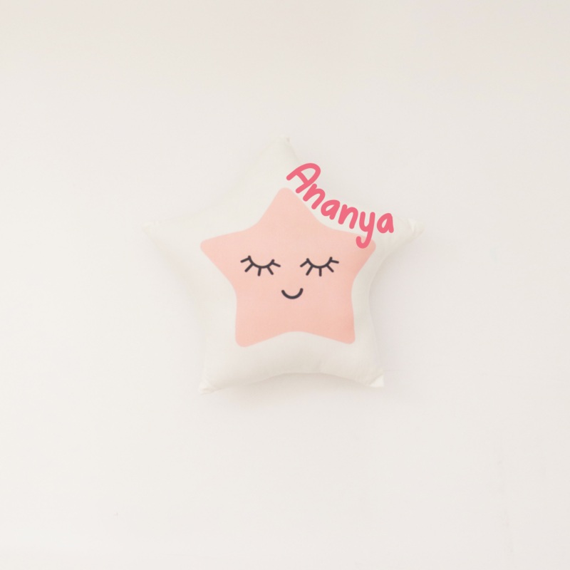 Star (Peach) – Shape Cushion