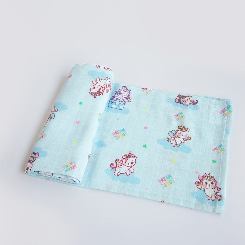 Unicorn Dreams – Organic Luxury Swaddle