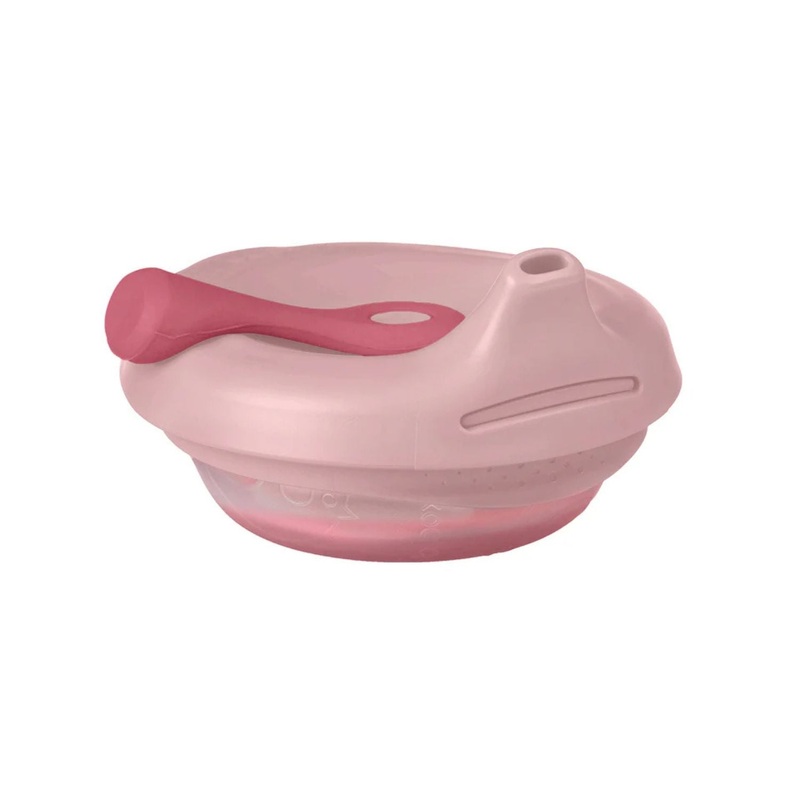 b.box Fill + Feed Silicone Feeding – Reusable & Mess-Free Baby Food Container  110ml  –  Blush Pink