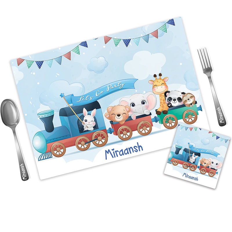 Mat Coaster Set – Animals