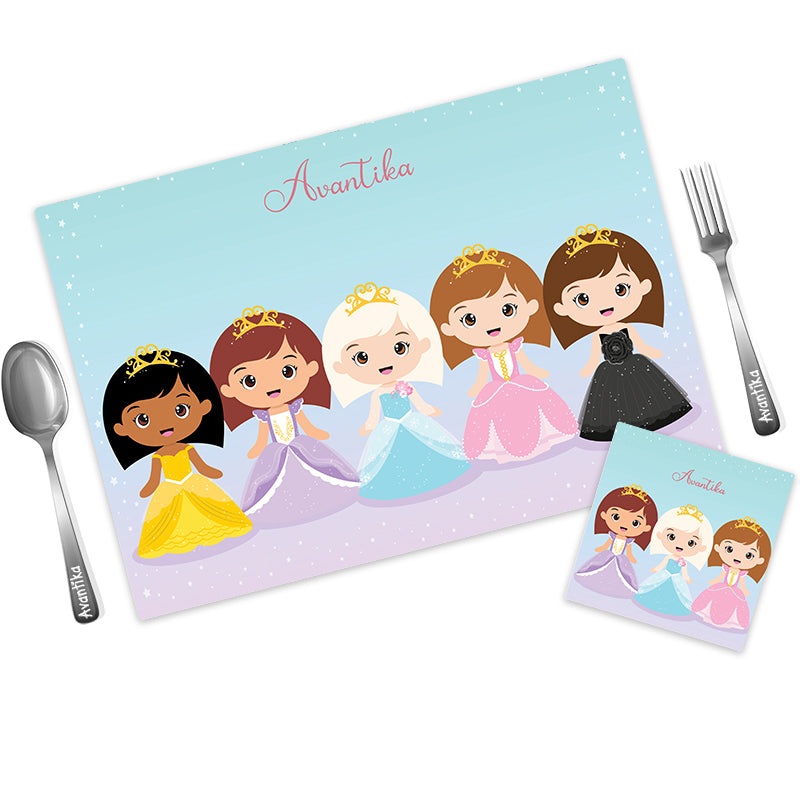 Mat Coaster Set –  Princess