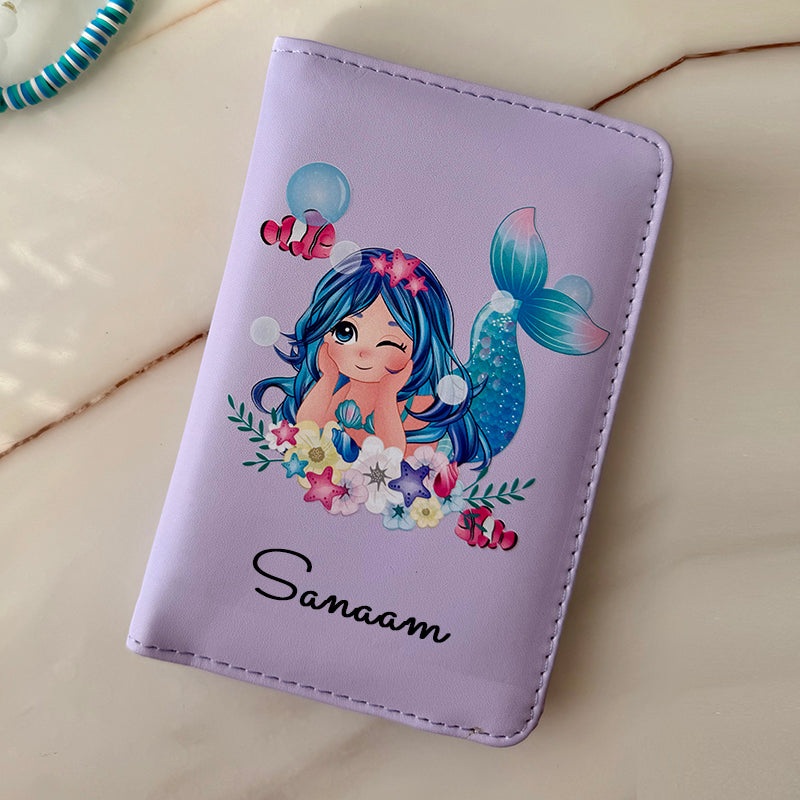 Passport Cover + Luggage Tag –  Mermaid