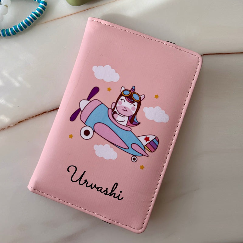 Passport Cover + Luggage Tag –  Unicorn