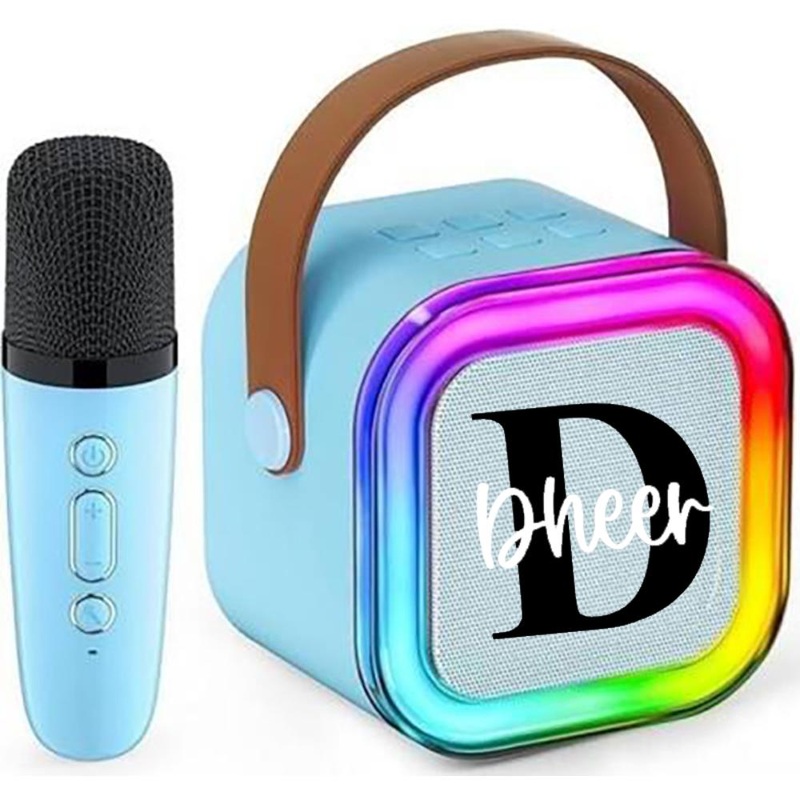 Wireless Karoke Speakers With Mic – Blue