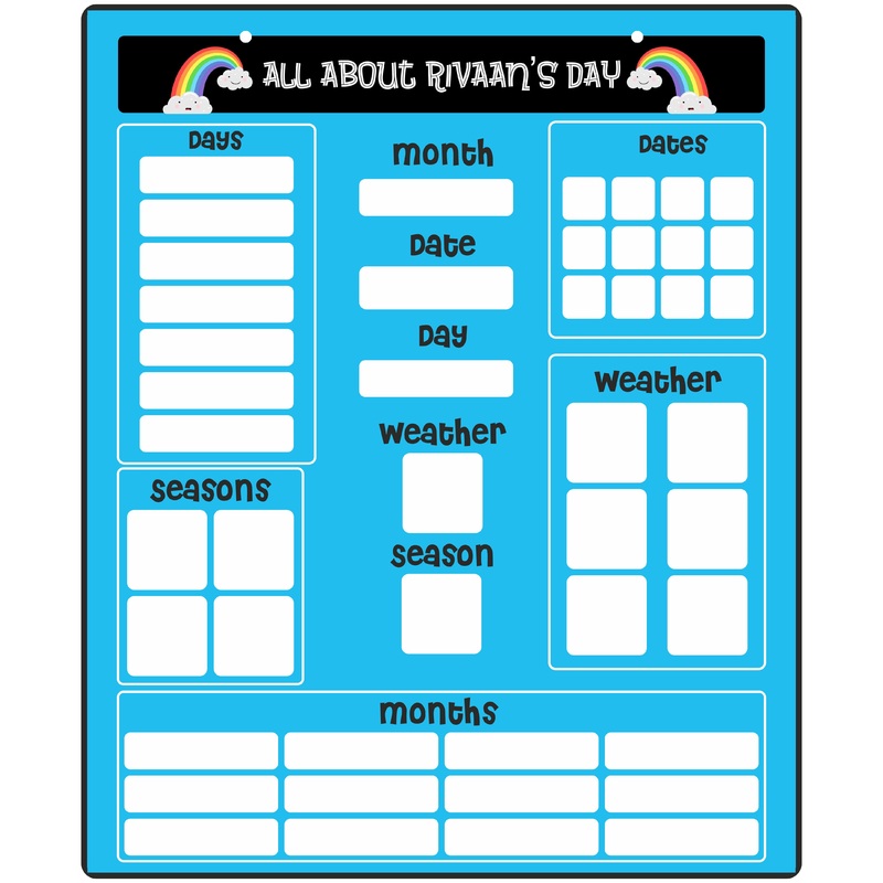 Blue Calender – Personalised