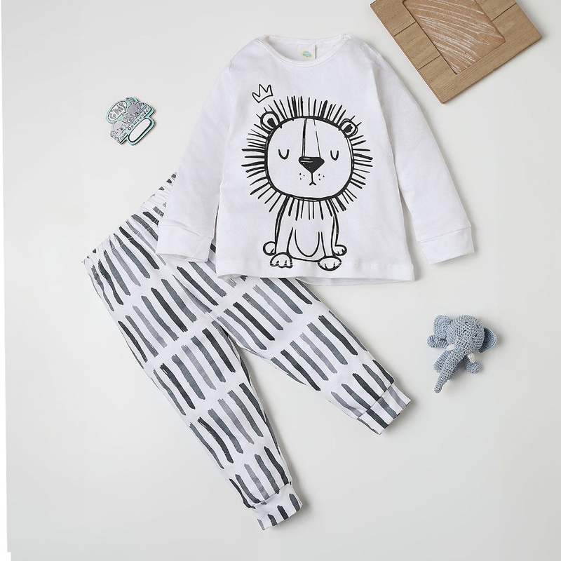 Fancy Fluff King Of The Jungle Pyjama Set