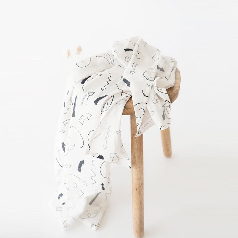 Here, There – Organic Luxury Swaddle