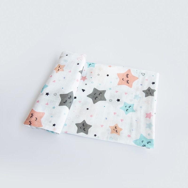 Twinkly Stars – Organic Luxury Swaddle