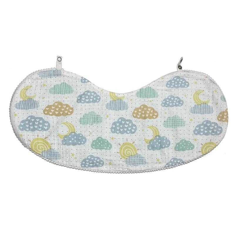 Abracadabra 2 in 1 Reversible Bib & Burp Pad – Lost in Clouds