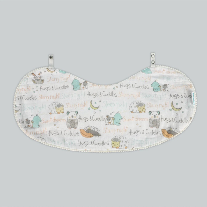 Abracadabra 2 in 1 Reversible Bib & Burp Pad – Sleepy Friends