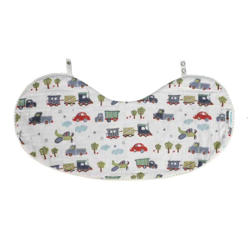 Abracadabra 2 in 1 Reversible Bib & Burp Pad – Transport