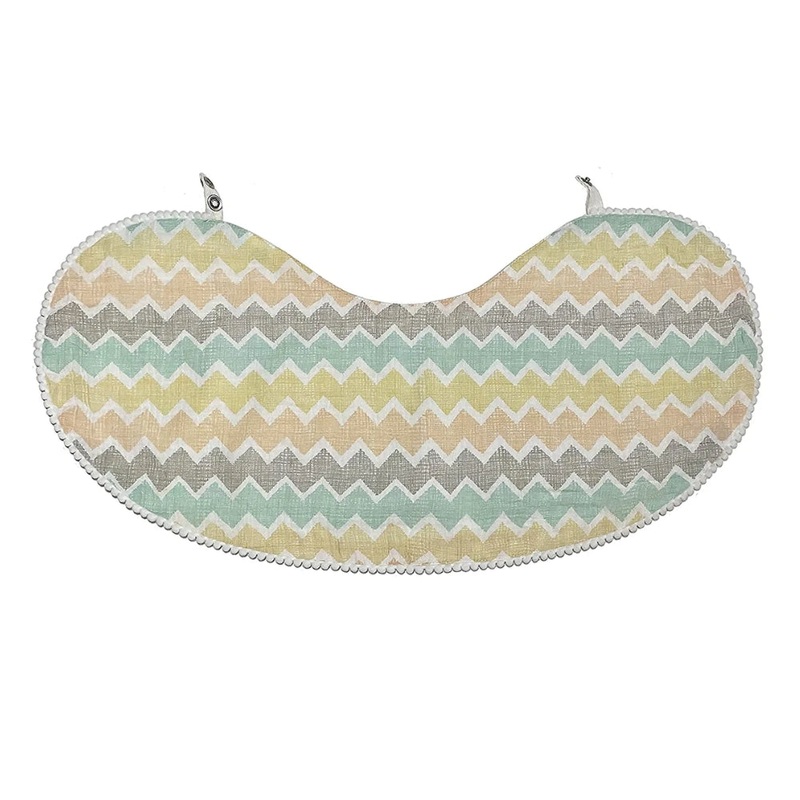 Abracadabra 2 in 1 Reversible Bib & Burp Pad – Zig-Zag