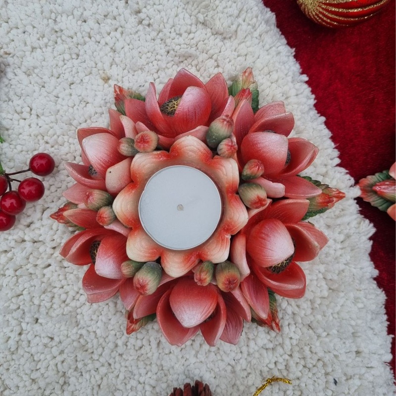 Exotic Peony Tealight Holder