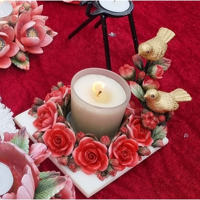 Flora-Fauna Candle Decor