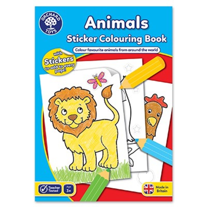 Orchard Toys Coloring Book – Set Of 3 (Animals+ Outer Space + Unicorn Mermaid)