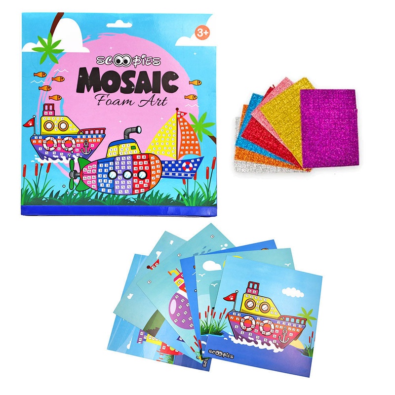 Scoobies Glitter Mosaic Art Sets – Blue