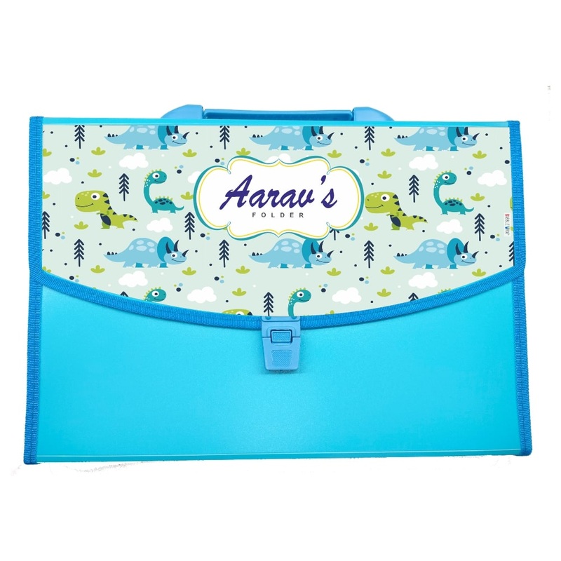 Blue Folder – Cute Dinos