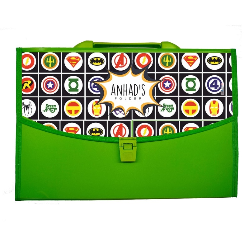 Green Folder – Marvel Superhero
