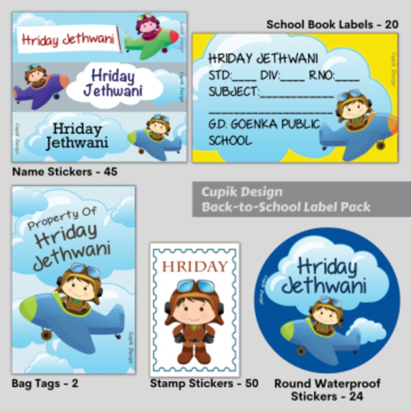 Lil Pilot – Back To School Label Pack