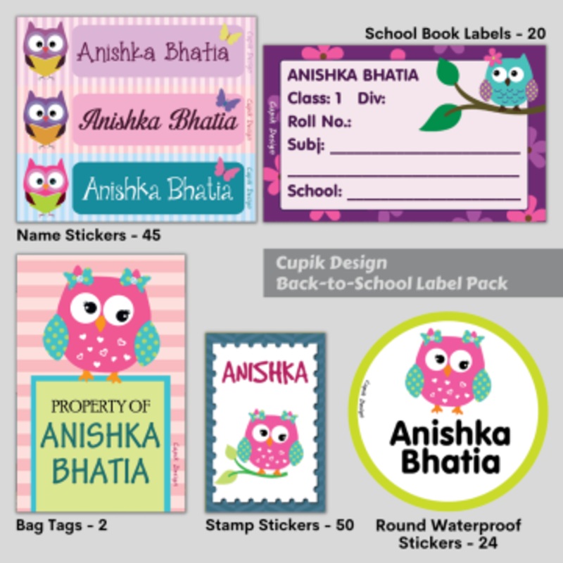 Owls – Back To School Label Pack