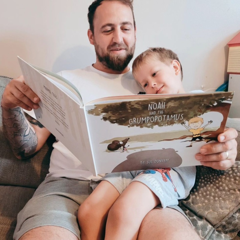 Personalised Book –  The Grumpopotamus; All About Friendship & Bravery