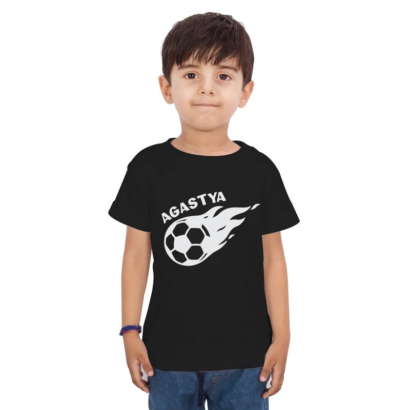 Personalised Holographic Themed Tshirt – Football