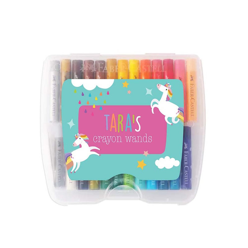 Unicorn & Rainbow – Crayon-Box