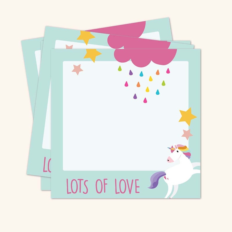 Unicorn & Rainbow –  Gift-Tag-Set-Of-24