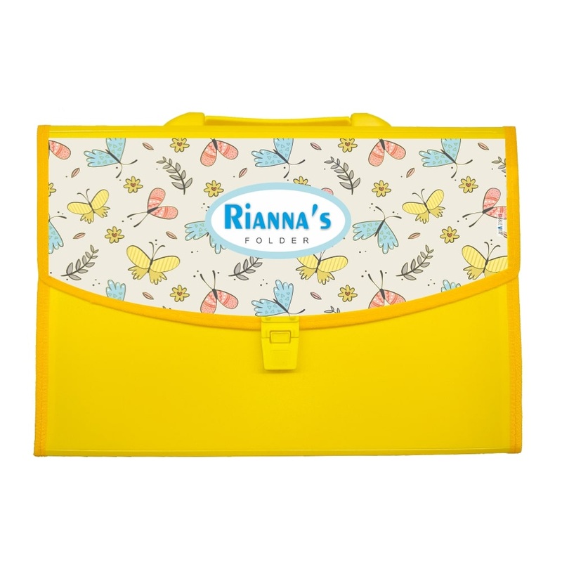 Yellow Folder – Butterfly