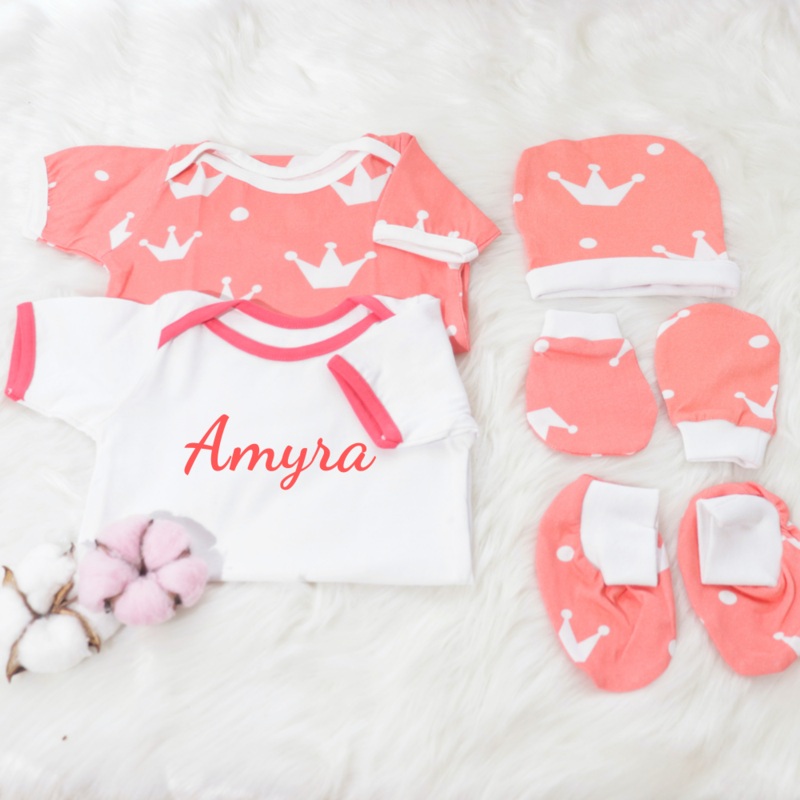 Crowns – Newborn Bodysuits Bundle