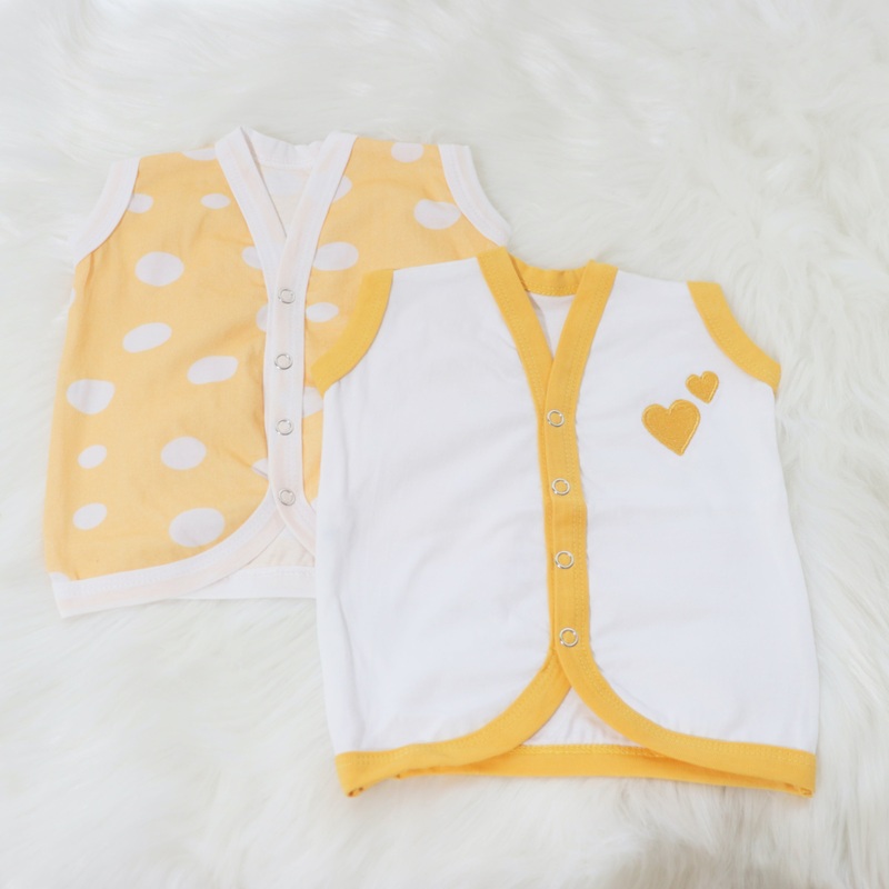 Cute Polka – Doodle Baby Vests (Set of 2)