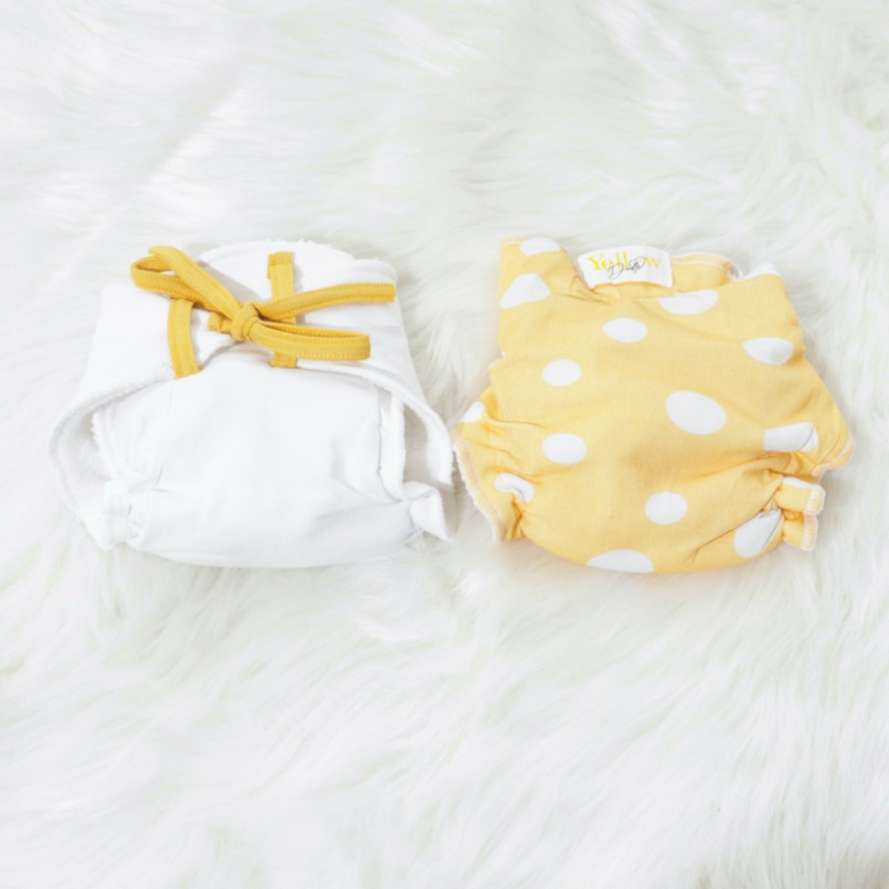 Cute Polka – Doodle Dry Nappies (Set of 2)