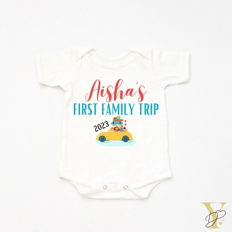 First Family Trip Bodysuit