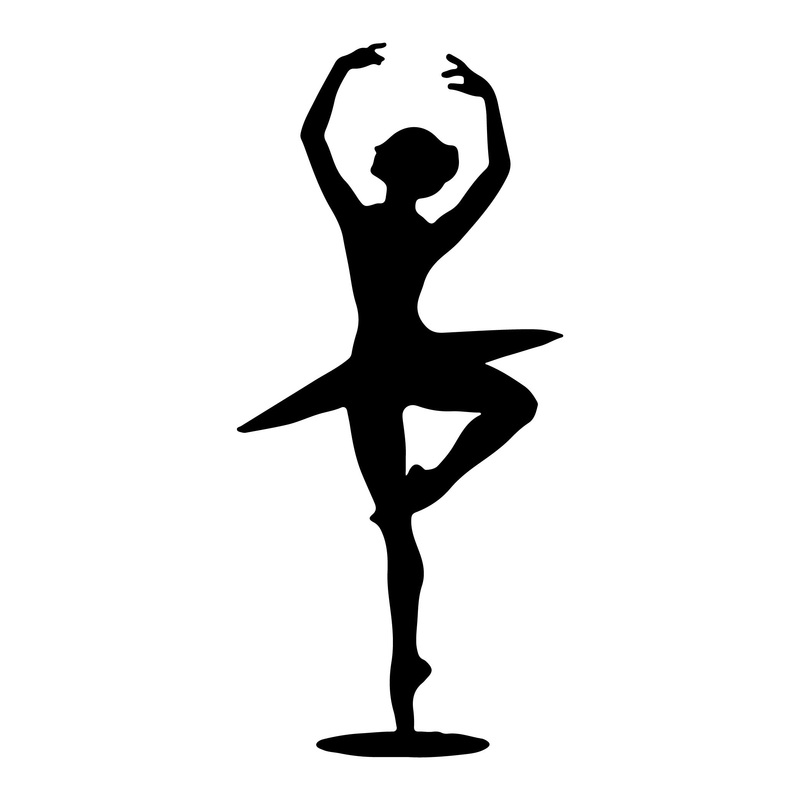 Holographic Motif for Live Printing – Ballerina