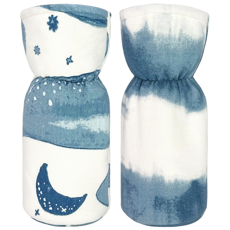 Crane Baby Bottle Cover/Warmer Caspian Collection, Pack of 2 – Blue