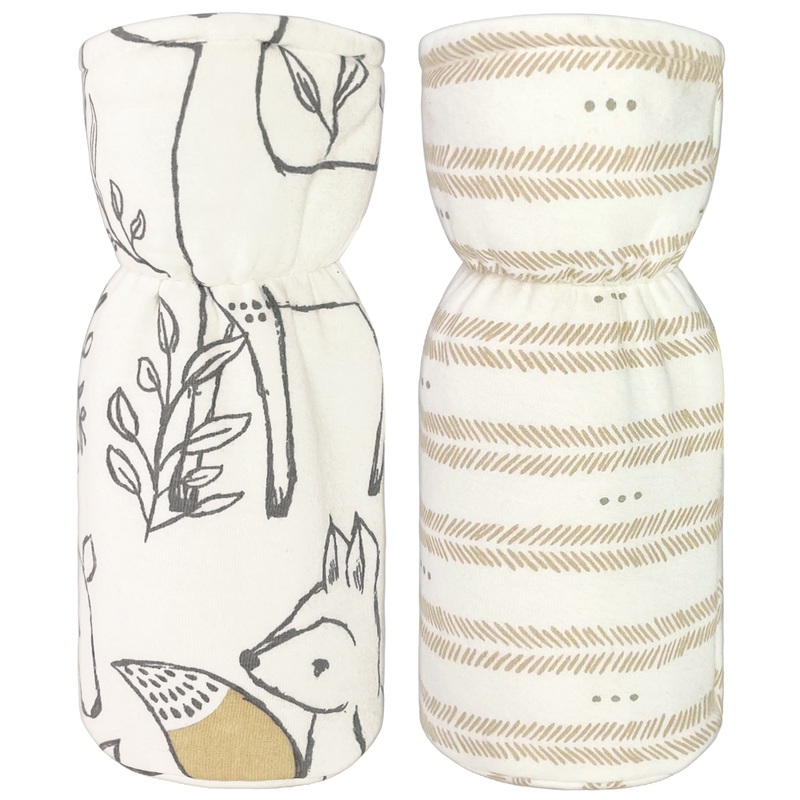 Crane Baby Bottle Cover/Warmer Ezra Collection, Pack of 2 – Multicolor