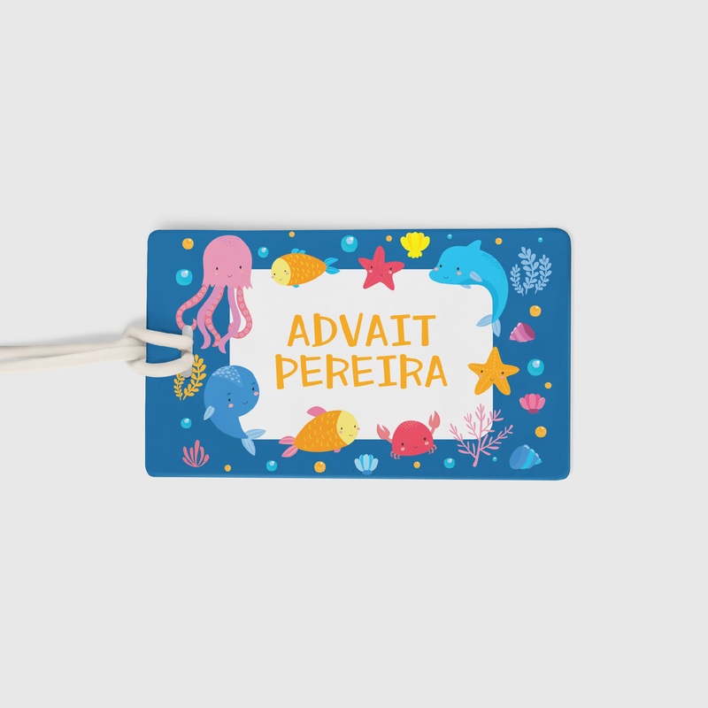 Luggage Tags – Under The Sea , Set of 2